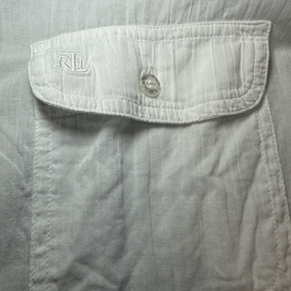 Lauren Ralph Lauren
Crushed Cotton Camp Shirt Swim Cover-Up - Picture 7 of 11